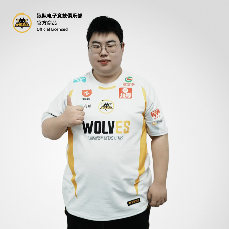 重庆狼队队服KPL客场T恤昂恩电竞