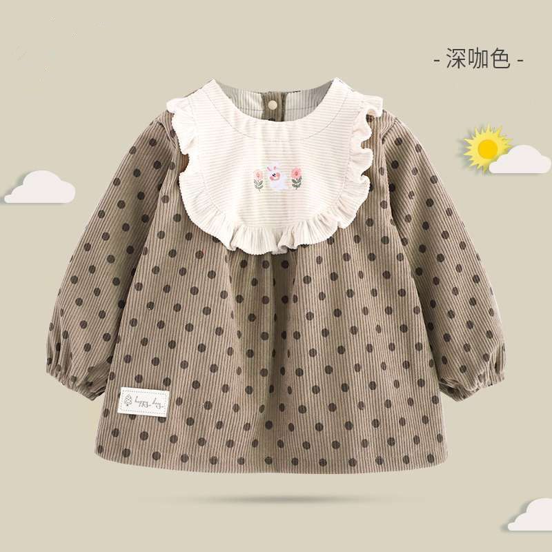 童装秋冬季中小童罩衣宝