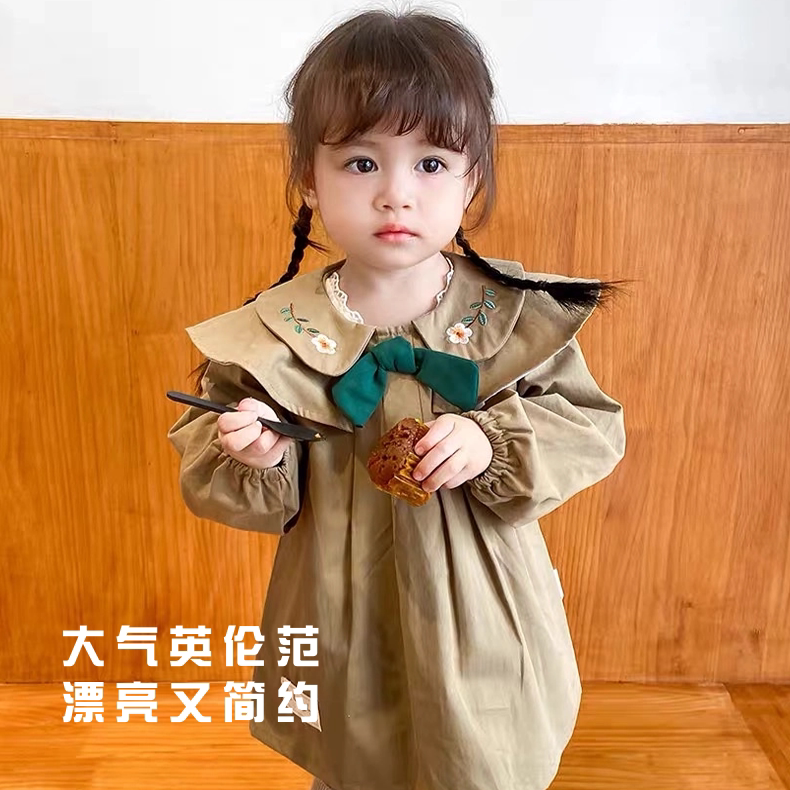 春秋新款薄款罩衣衬衫防