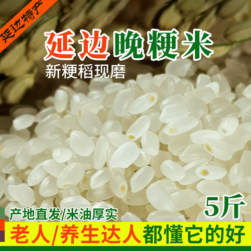 延边晚稻粳米现磨熬米油脾胃养生