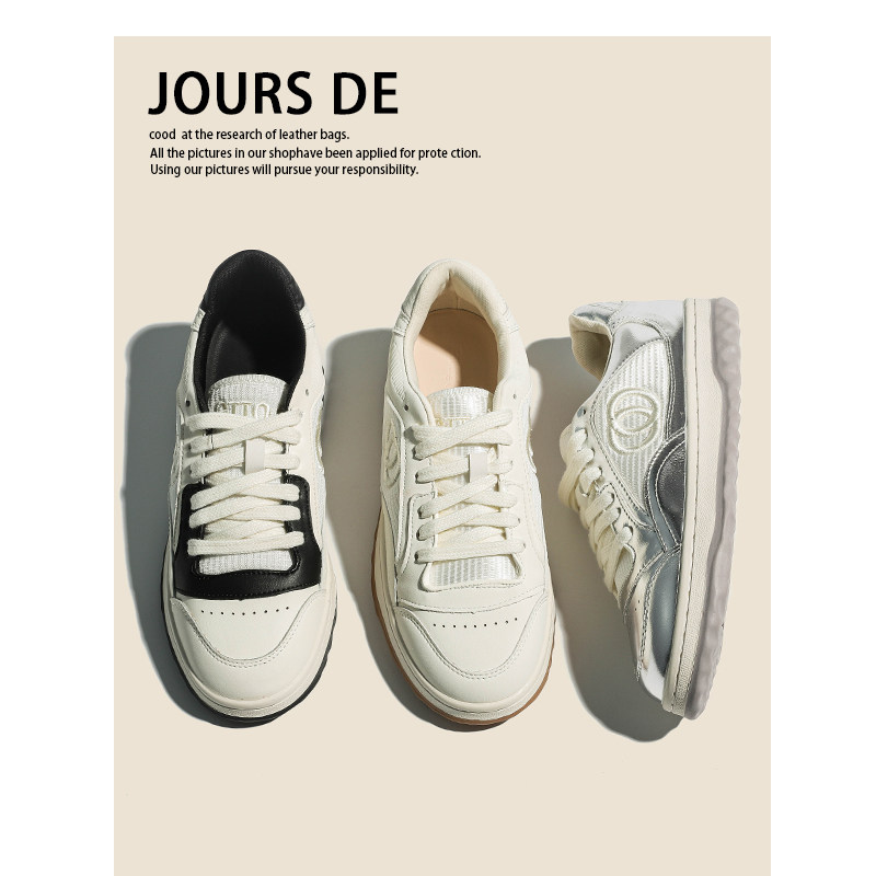 牛皮~小香风厚底小白鞋女2026新款爆款冬季舒适阿甘运动休闲板鞋,女鞋,休闲板鞋,淘宝优惠券,粉丝福利购,淘宝优惠卷