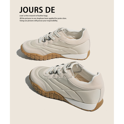 真皮版~内增高德训鞋女2025新款