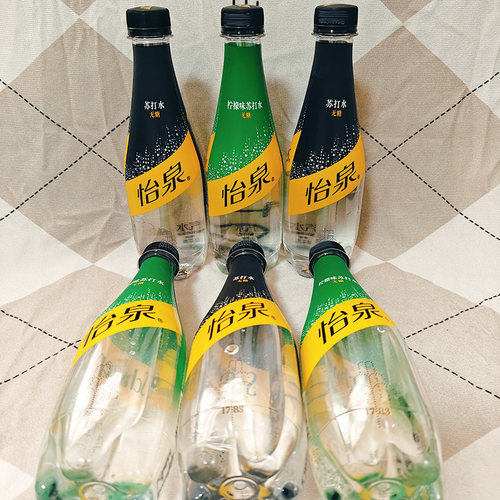 怡泉无糖苏打水400ml瓶装原味