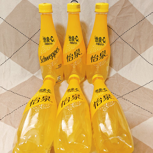 怡泉+C柠檬味汽水400ml碳酸饮料