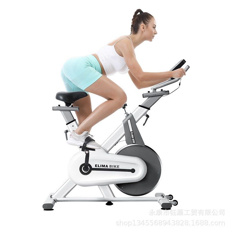 新款豪华室内动感单车超静音健身车家用脚踏车运动健身器材