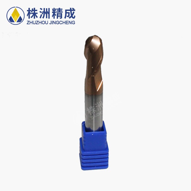 ZCC.CT 加工钢件二刃直柄球头合金立铣刀HMX-2B-R4.0钨钢铣刀