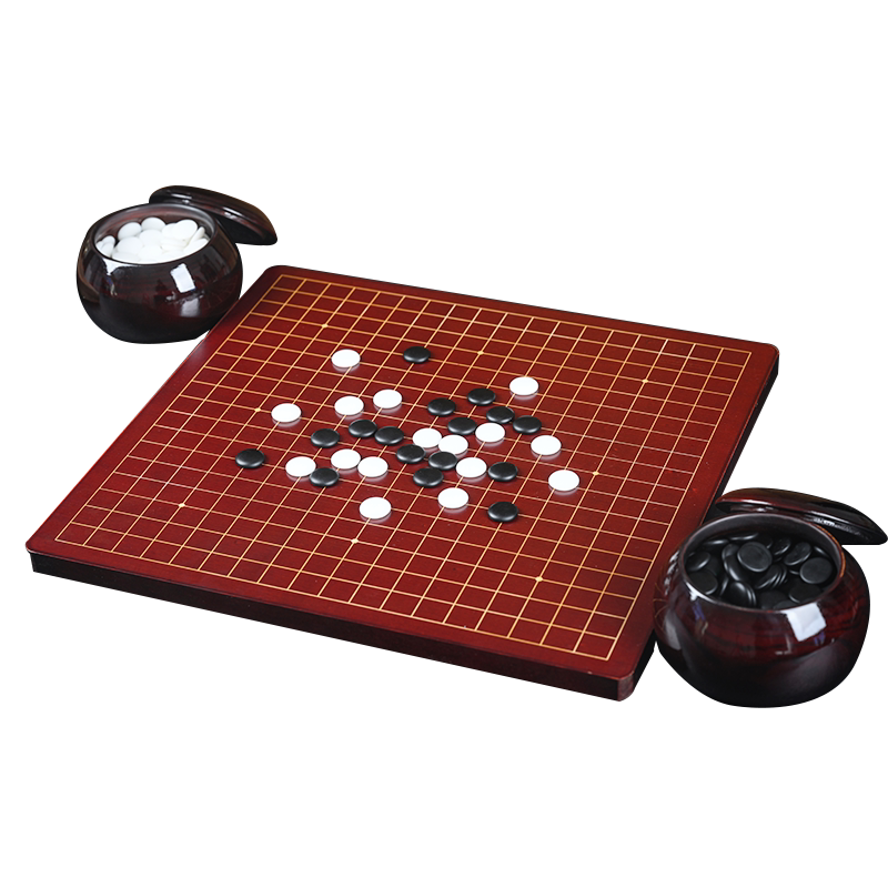 寻弈楠竹围棋盘象棋二合一