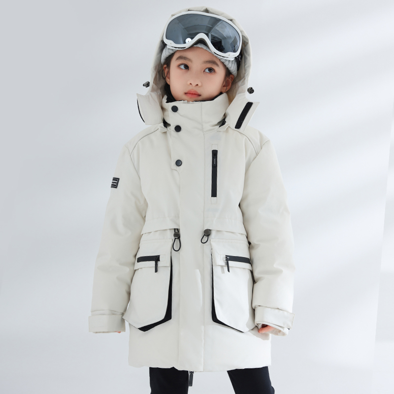 鹅小宝户外鹅绒儿童羽绒服工装