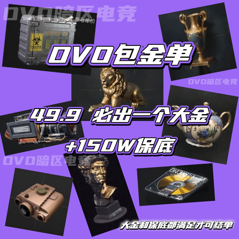 暗区突围手游大金单OVO实力护航图片