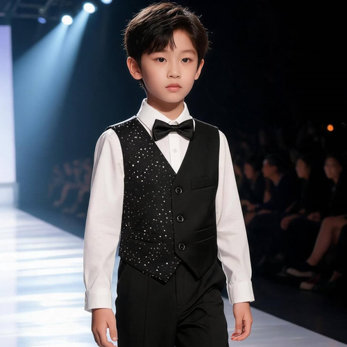 男童西装套装儿童礼服演出服
