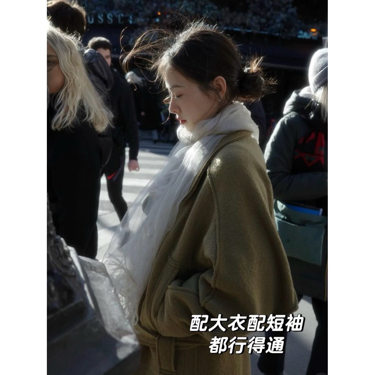 MAIT0出口丝巾/3层真丝100%桑蚕丝/真丝围巾披肩/送女友拍照出片