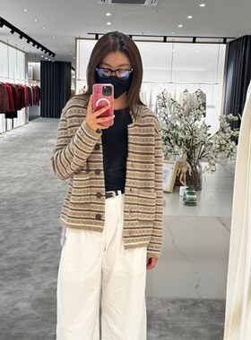 BC高奢老钱风羊绒外套][特A级100%山羊绒]重磅针织双面短款大衣