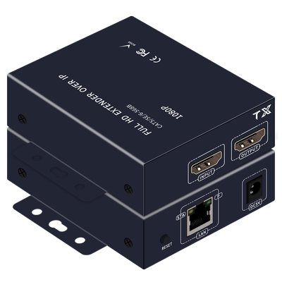 HDMI网线延长接交换机KVM传输器