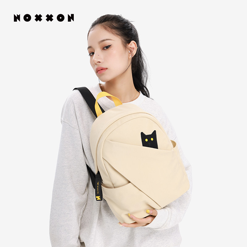 NOXXON偌闪大容量小众背包双肩包大学生通勤大学生书包初中女生图片