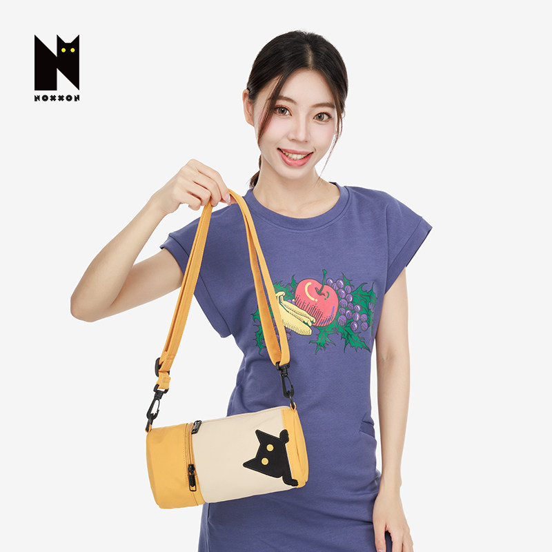 NOXXON偌闪原创设计感小众单肩腋下轻便通勤包包休闲圆筒包女斜挎图片