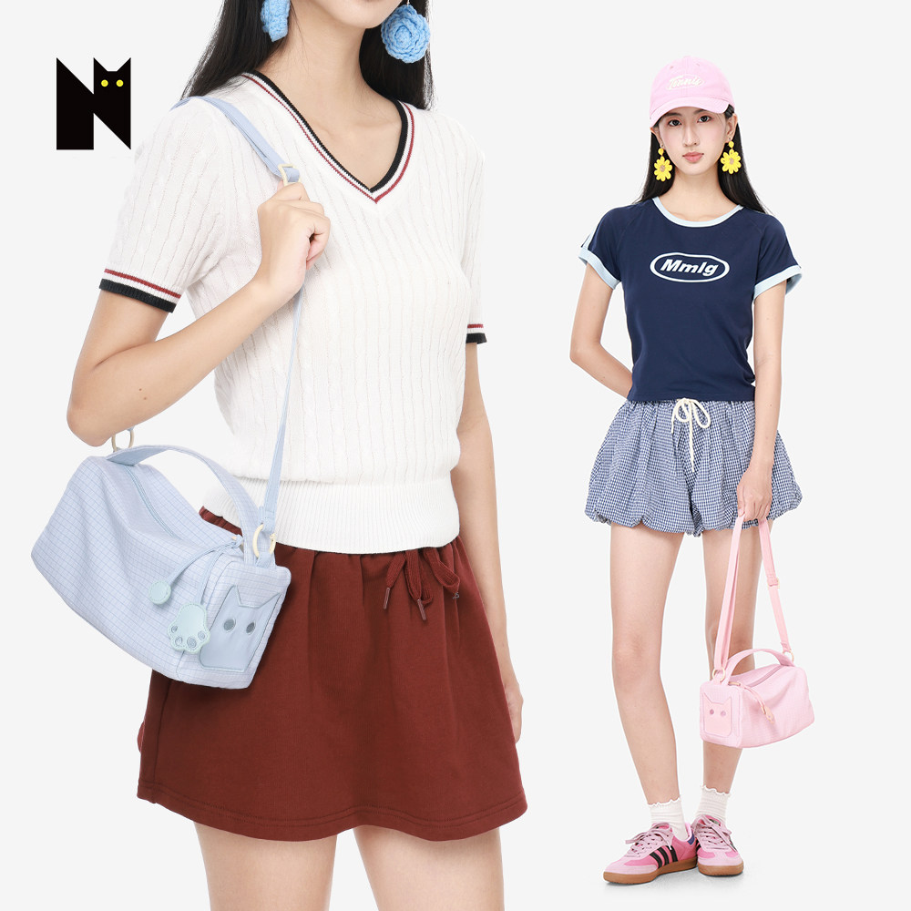 NOXXON2026新款休闲腋下轻便蓝色通勤斜挎包百搭单肩包设计感小众
