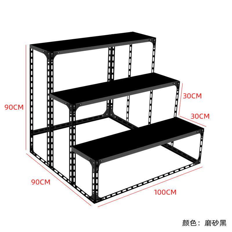 DM梯形货架台阶式展示架阶梯货架组合多层花店花架礼品月饼置物架