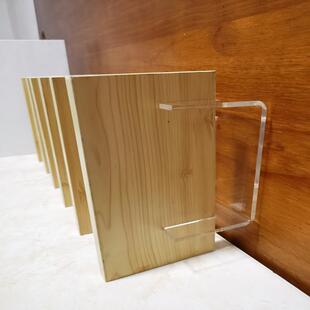 高端瓷砖色板展示架大理石材玻璃试用包品压克力卡槽斜放陈列展示