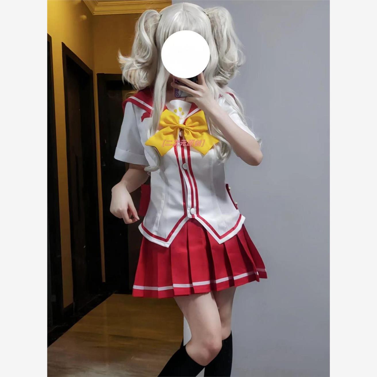 夏洛特友利奈绪cos服可爱少女jk水手服cosplay动漫学生校园全套装