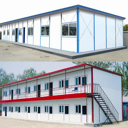 广州T型拼装板房二层仓储组合彩钢板房装配式宿舍活动房多层住人
