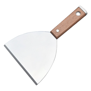 易力友加厚不锈钢油灰刀批墙刀开刃大铲刀小吃煎饼果子工具小铲子