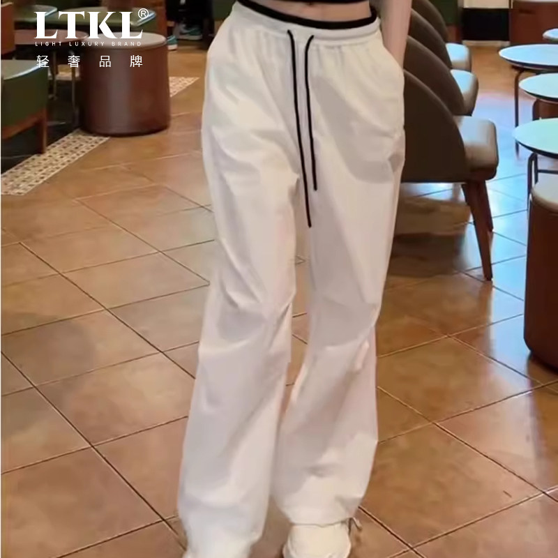 白色透气速干空调裤子女2026新款今年流行爆款夏季防晒休闲运动裤