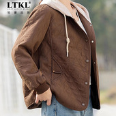 中年妈妈外套新秋款 休闲夹克 大码 洋气减龄2025新款 中老年女士秋装