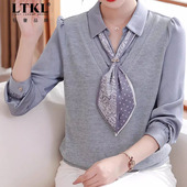 打底小衫 妈妈秋装 中老年女装 巨好看 针织衫 上衣洋气衬衣2025新款