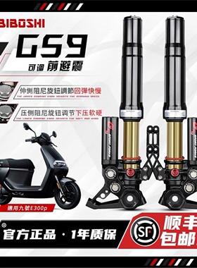 GS9前减震九号E300P E200P MZ M95C+DZ110P小牛NXT N1S避震