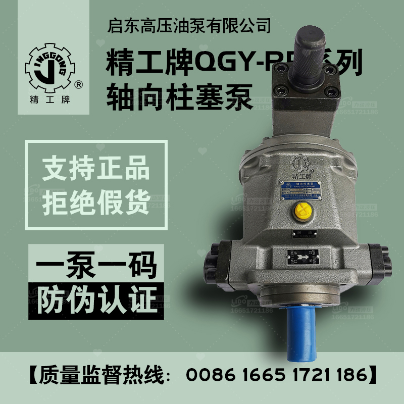轴向柱塞泵液压泵精工牌QGY