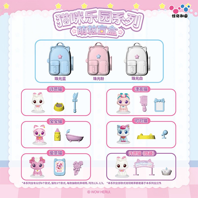 惊奇和睿愿望喵喵公仔盲盒儿童生日礼物女孩子6岁8玩具礼物新品图片