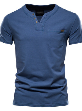 Gulots HotMan-02 男士夏季日系休闲修身纯棉短袖T恤