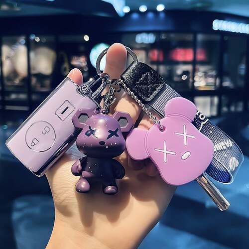 适用新日立马绿源电动车钥匙套包台铃欧派电瓶车遥控器锁匙包套扣