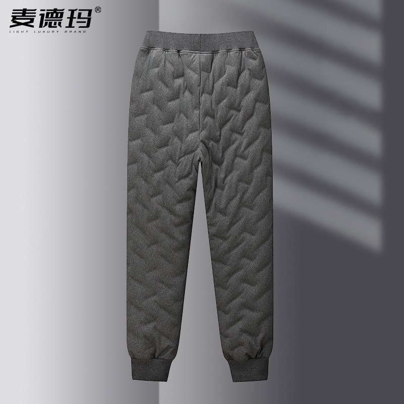 羽绒裤内胆加厚高腰防寒内穿长裤