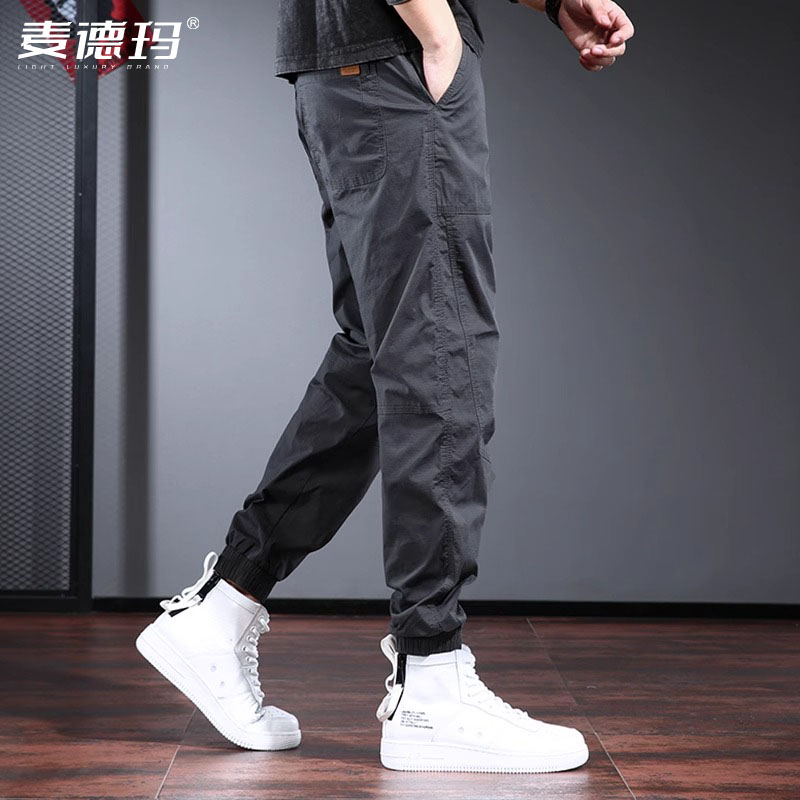 工装裤宽松休闲春秋季男士