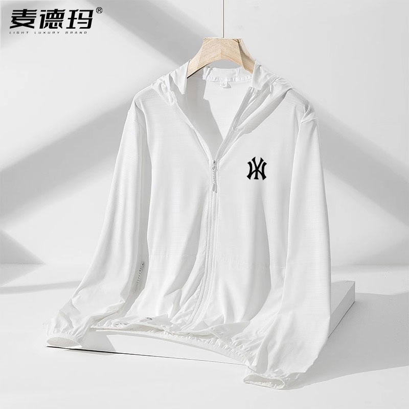 高端新品冰丝防晒衣男款防紫外线钓鱼服遮阳大码衣帽一体皮肤衣潮