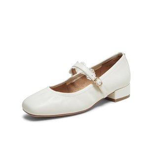 他她秋季 新款 商场同款 百搭女玛丽珍鞋 TATA 时尚 7G405CQ5 40码