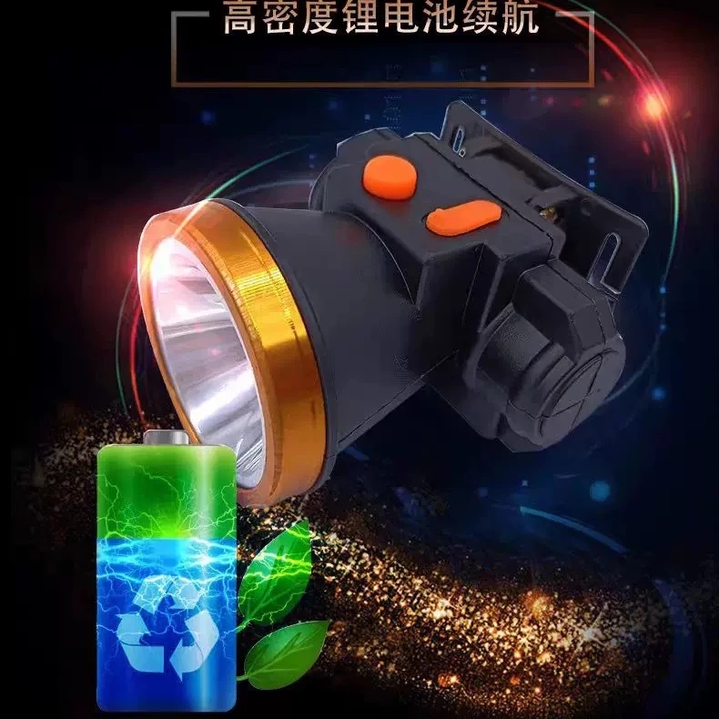 嘉乐明80W白光LED锂电池头戴式头灯强光防水夜钓露营防水迷你头灯