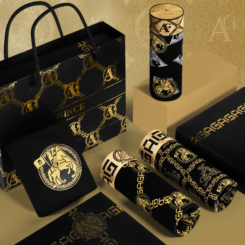 AG莫代尔男士内裤男生纯棉抗菌透气四角短裤潮流男式裤衩礼盒装,女士内衣/男士内衣/家居服,男平角内裤,淘宝优惠券,粉丝福利购,淘宝优惠卷