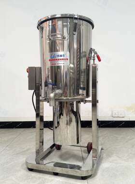 食品厂食材酱料打泥机 带阀口龙头大容量100升果蔬破壁打浆机