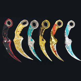 无畏契约紫金爪刀周边合金武器模型瓦罗兰特爪子刀玩具礼物刀具。