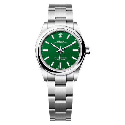瑞士劳力士ROLEX蚝式恒动系列女士腕表自动机械女表夜光手表绿盘