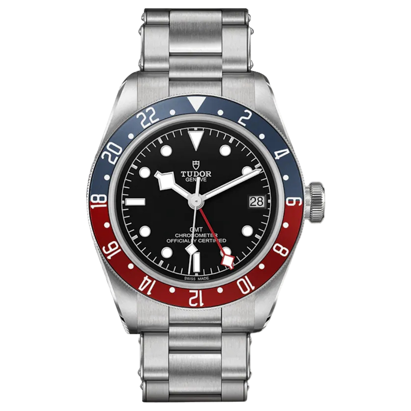 帝舵碧湾系列自动机械男手表41mm时尚钢带可乐圈M79830RB-0001