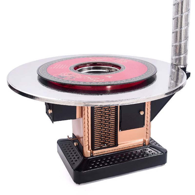 炉子家用煤炭取暖室内烤火炉烧柴煤两用回风炉冬季农村无烟柴火炉