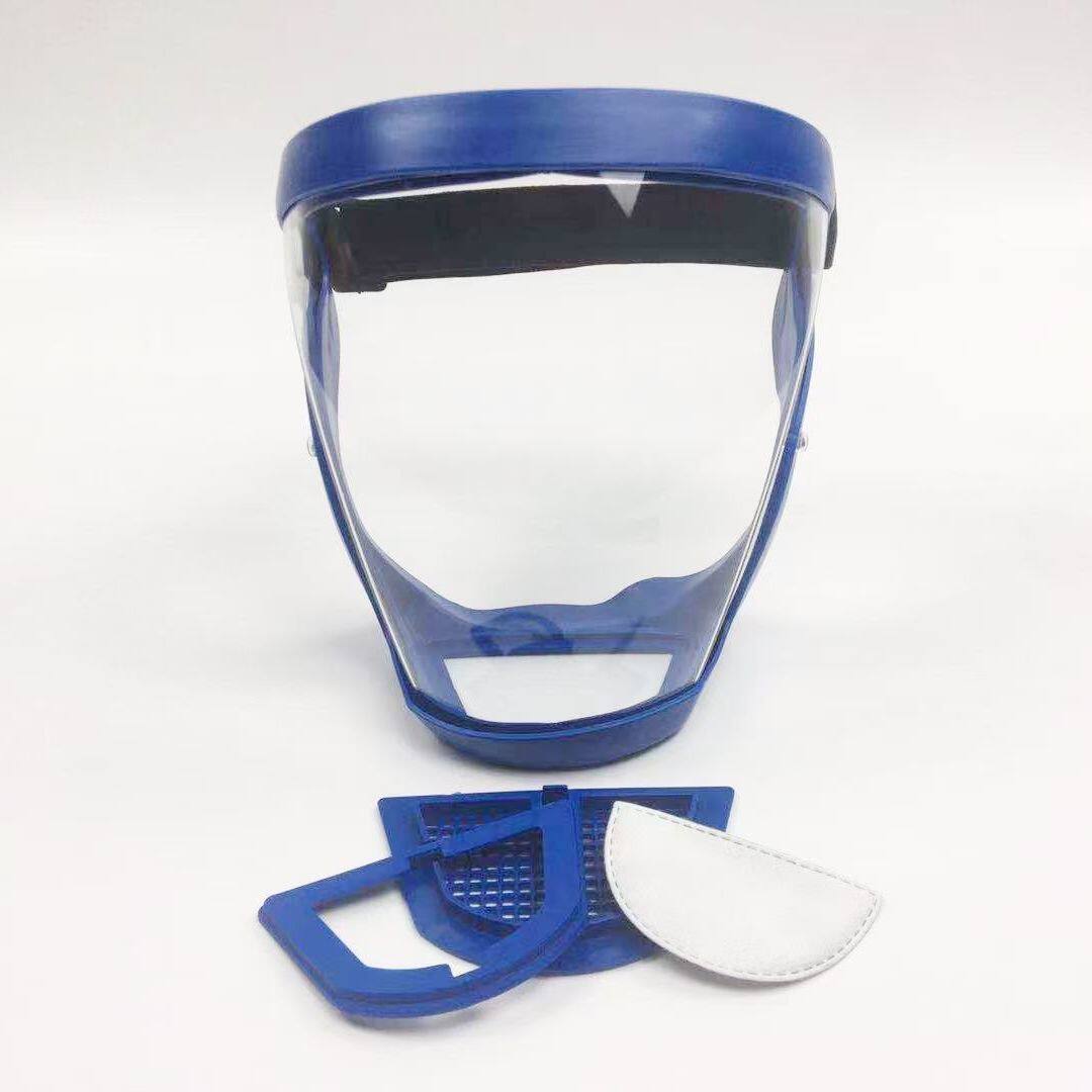 全脸防护面罩多功能防风沙防尘眼镜割草机工地打磨打农药隔离面具