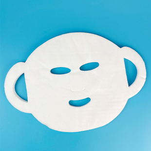 黑兰亲肤单挂耳面膜纸一次性干纸膜贴美容院水疗湿敷补水保湿 底膜