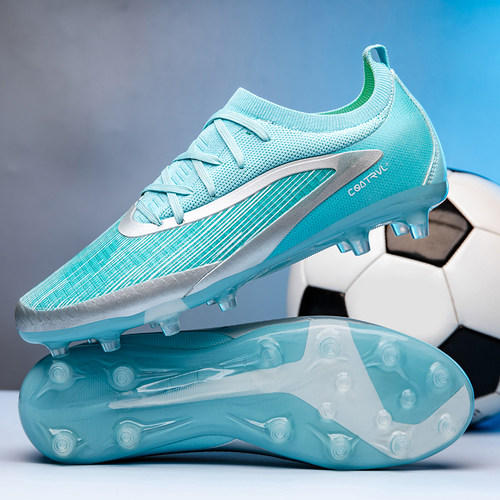 男童足球鞋男女童针织防水训练鞋