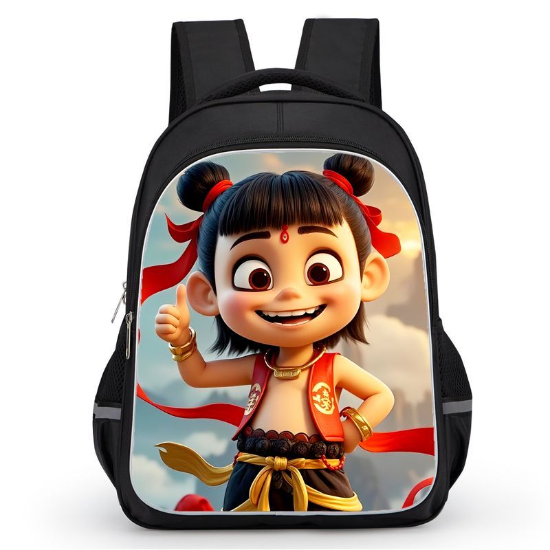 小黄鸭布咚哪吒轻便大容量双肩包