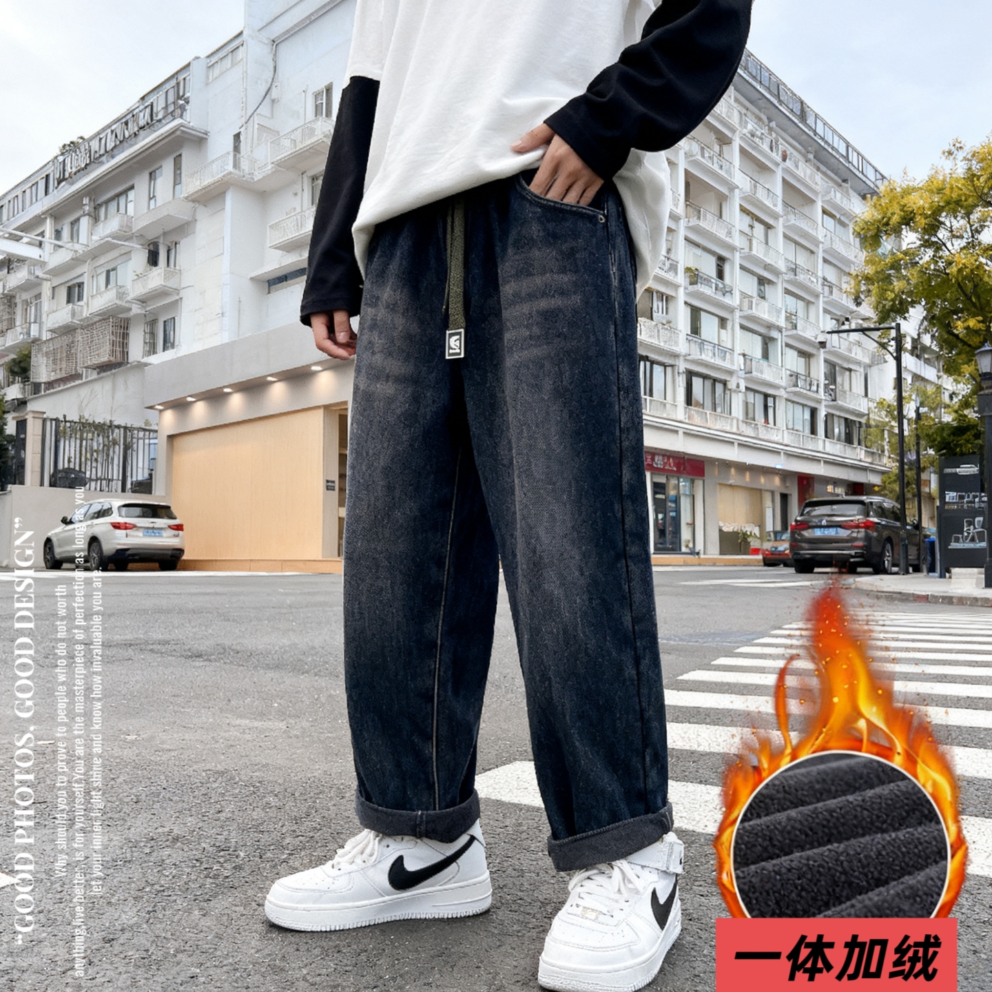 男童秋装牛仔裤子春秋款2025新款