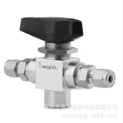 Swagelok316不锈钢卡套三通高压球阀SS-H83XPS6